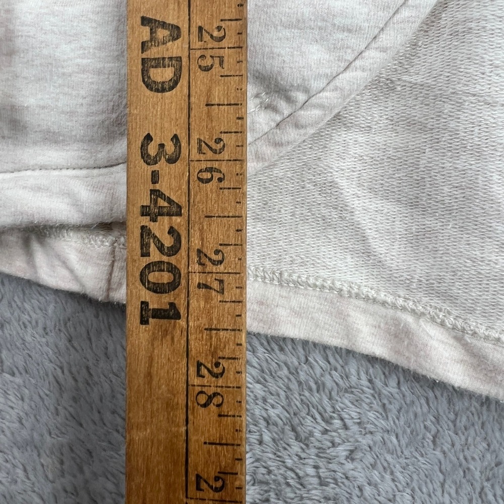 The North Face Asymmetrical Zip Hoodie S Oatmeal Womens Longline Thumbholes